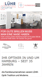 Mobile Screenshot of luehr-optik.de